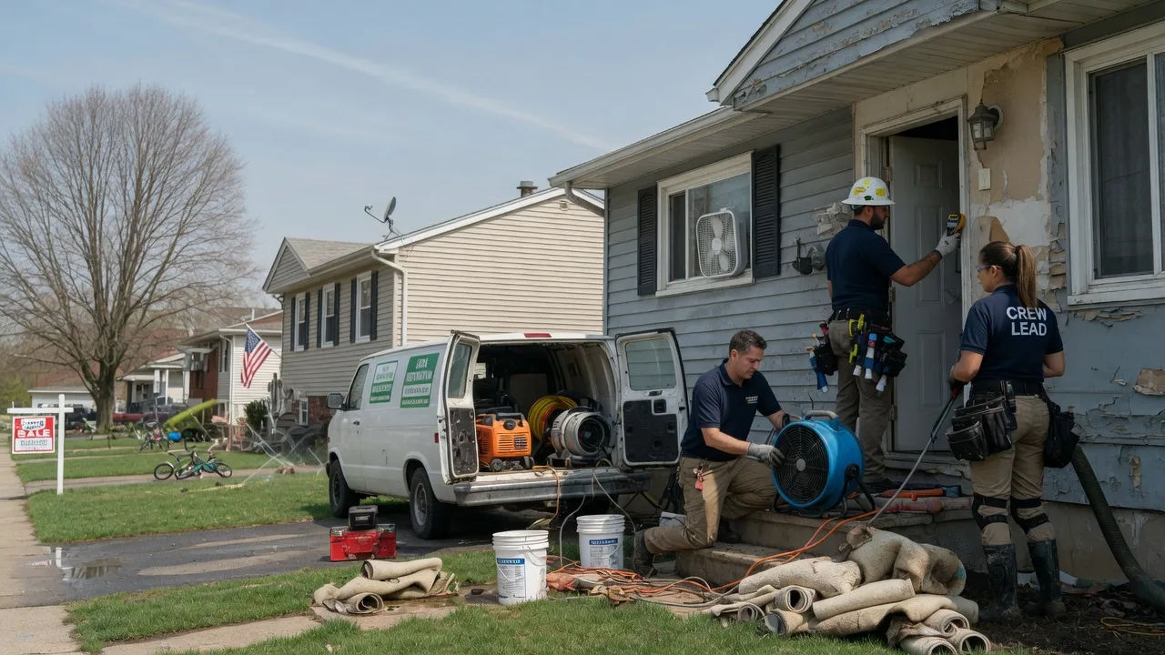 Flood Cleanup in Flower Mound, TX near me